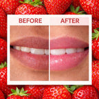 Compact 6M Veyra Strawberry Lip Balm held in hand ready for on-the-go care